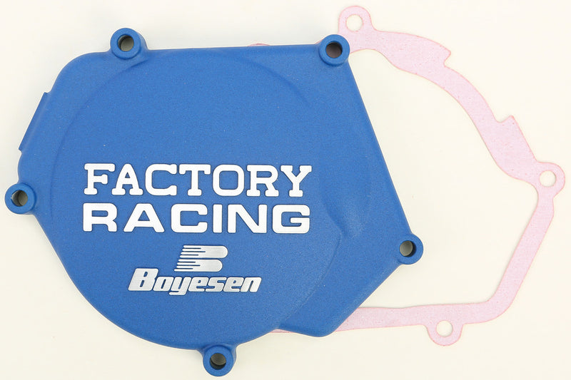 Boyesen Factory Racing Ignition Cover Blue - SC-32AL Yamaha YZ 250 1999-2024