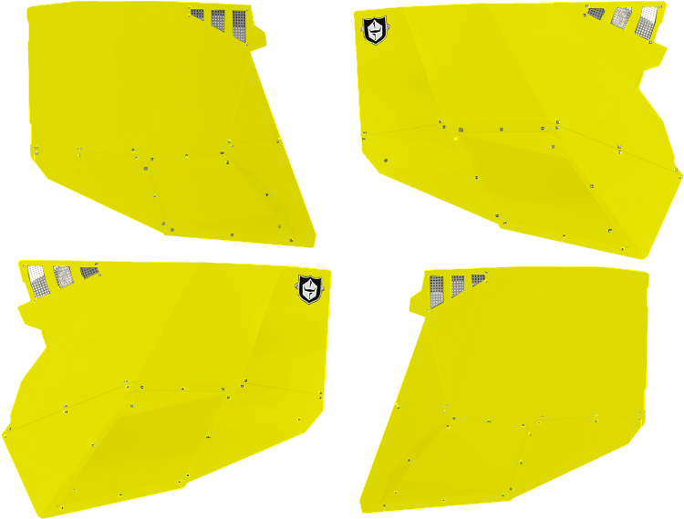 Pro Armor Stealth Door Alluminum Skins Lime Squeeze POL - P144228LSQ-630 Polaris RZR 2014-2021