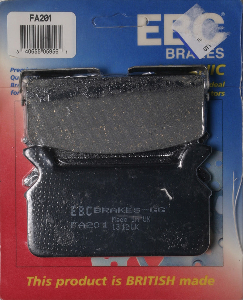 EBC Brake Pads Organic - FA201 For Harley Touring 1986-1999