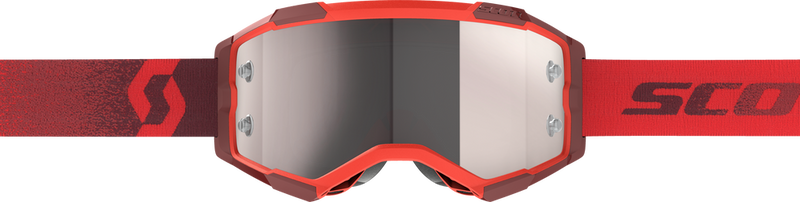 Scott 51-5635 272828-0004269 FURY GOGGLE RED SILVER CHROME WORKS