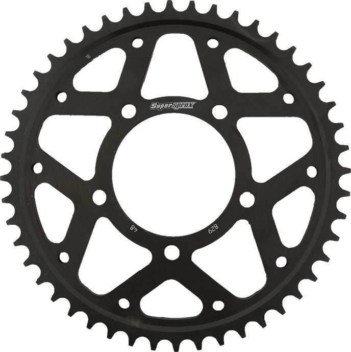 Supersprox 106-82948 RFE-829-48-BLK REAR SPROCKET STEEL 48T-530 BLK SUZ