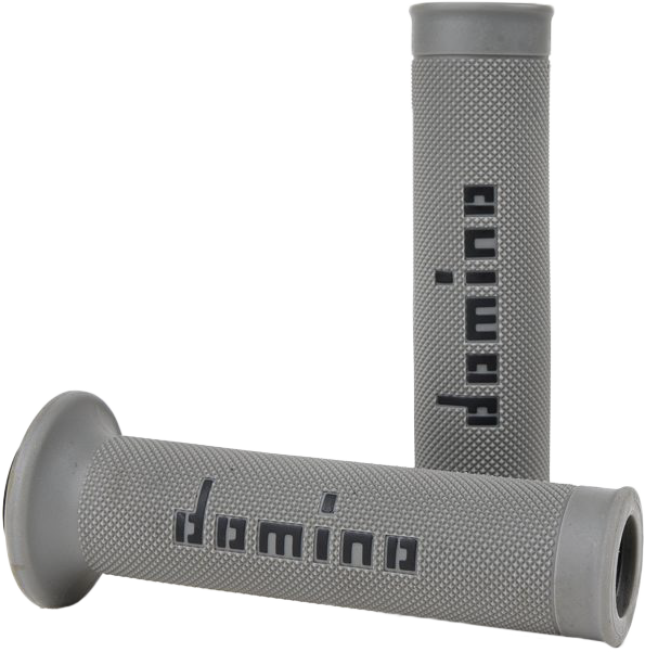 Domino Racing 58-2272 A01041C4052B7-0 MOTOGP GRIPS GREY/BLACK PAIR