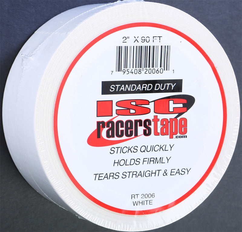Isc 10-2300W RT2006 RACERS TAPE 2"X90' (WHITE)