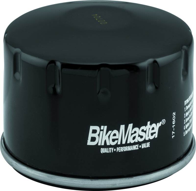BikeMaster 171602 BMW BM-164 Oil Filter - Black - Photo - Primary