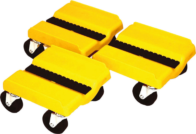 Supercaddy 27-3390Y SS YEL DOLLY 3-PIECE SET (YELLOW)
