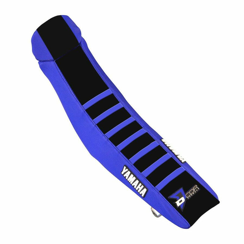 D'cor Visuals D-Cor Seat Cover Blue Black Ribs - 30-50-481 Yamaha YZ 450 / YZ 250 2018-2023