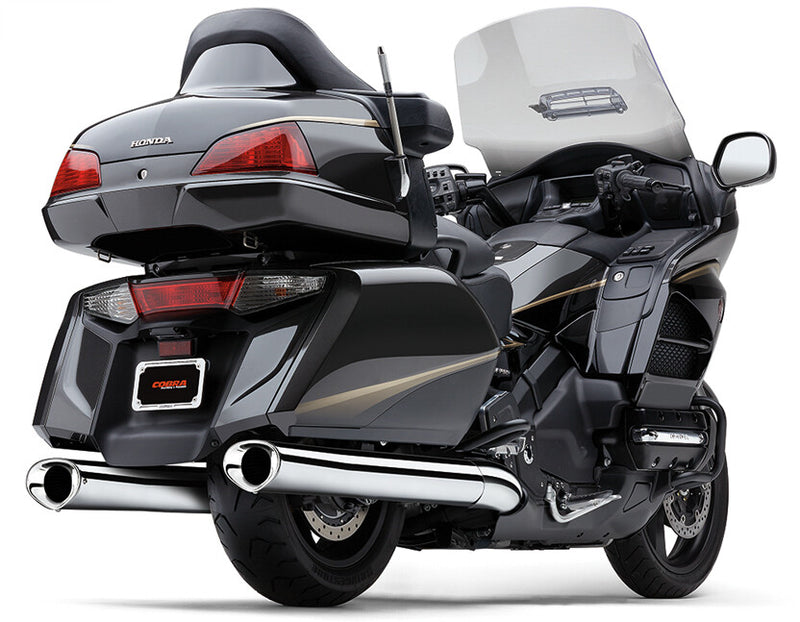 Cobra TRI-FLO Slip ON Chrome Honda GL1800/F6B - 1218 Honda Gold Wing / GL1800B Gold Wing F6B / GL1800F6B Gold Wing Bagger 2012-2018