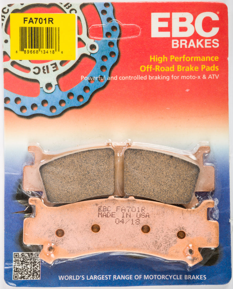 EBC Brake Pads Sintered R Series - FA701R Honda Pioneer 2016-2018