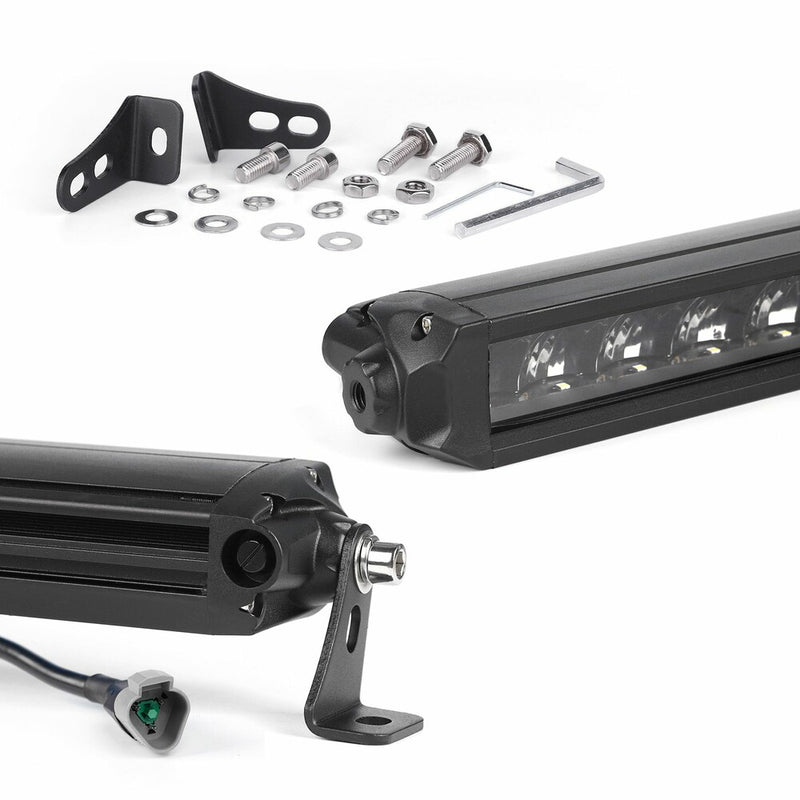 Xk Glow 653-0064 XK064006-FS 6" RAZOR LIGHT BAR FOG STROBE COMBO WITHOUT HARNESS