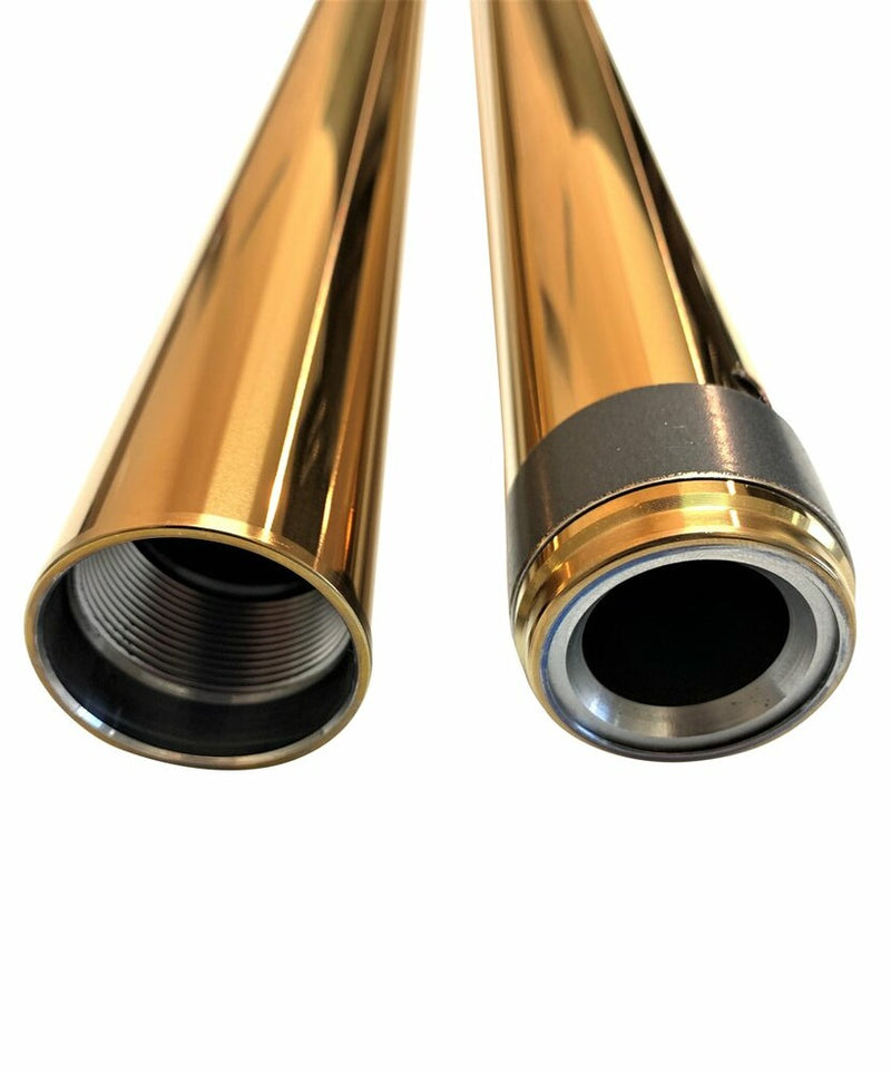 Pro One Gold Fork Tubes 41MM 22 1/4" - 105420G For Harley Motorcycles 1997-2017