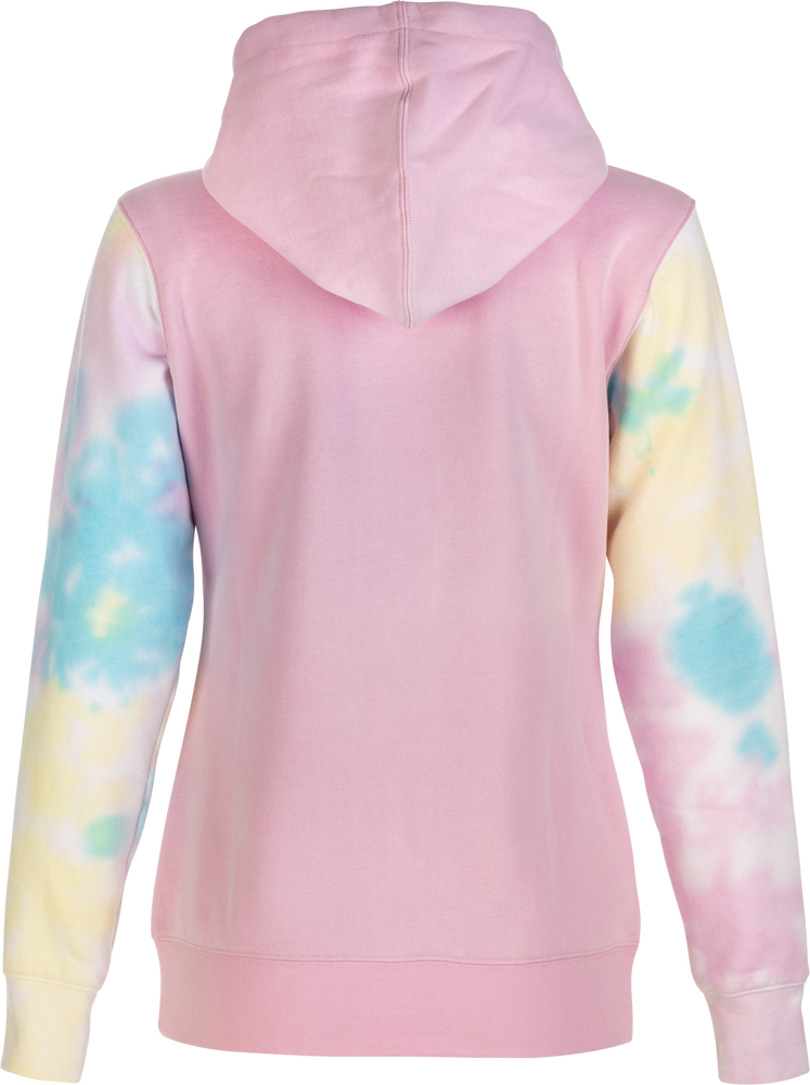 Fly Racing 358-00712X 358-00712X WOMEN'S FLY TIE-DYE ZIP UP HOODIE PINK/YELLOW/BLUE 2X