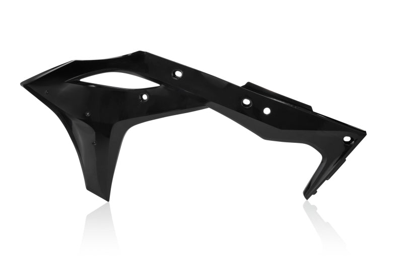 Cycra 1CYC-1868-12 17-20 Kawasaki KX250F Powerflow Radiator Shrouds - Black - Photo - Primary