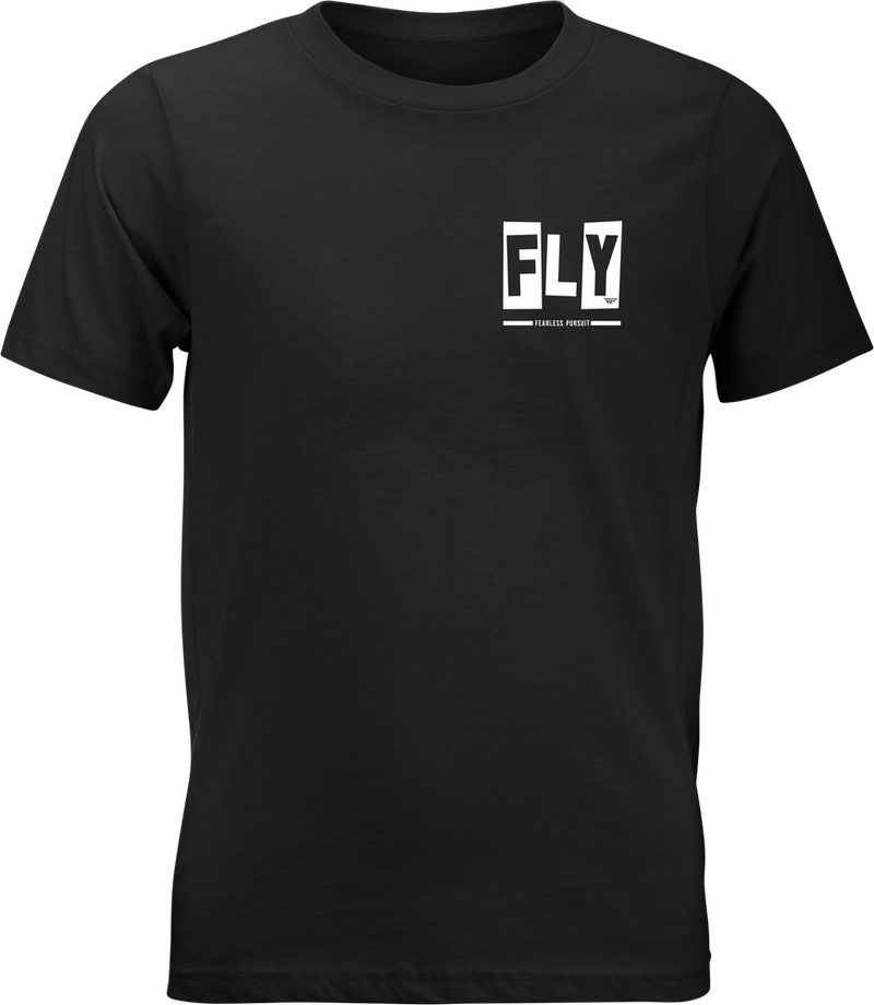 Fly Racing 354-0416YM 354-0416YM YOUTH FLY PUNK TEE BLACK YM