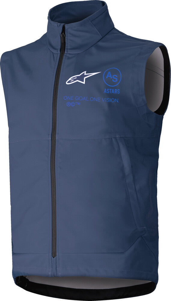 Alpinestars 482-000573X 3700325-7158-3XL TECHSTAR SOFTSHELL VEST NAVY 3X