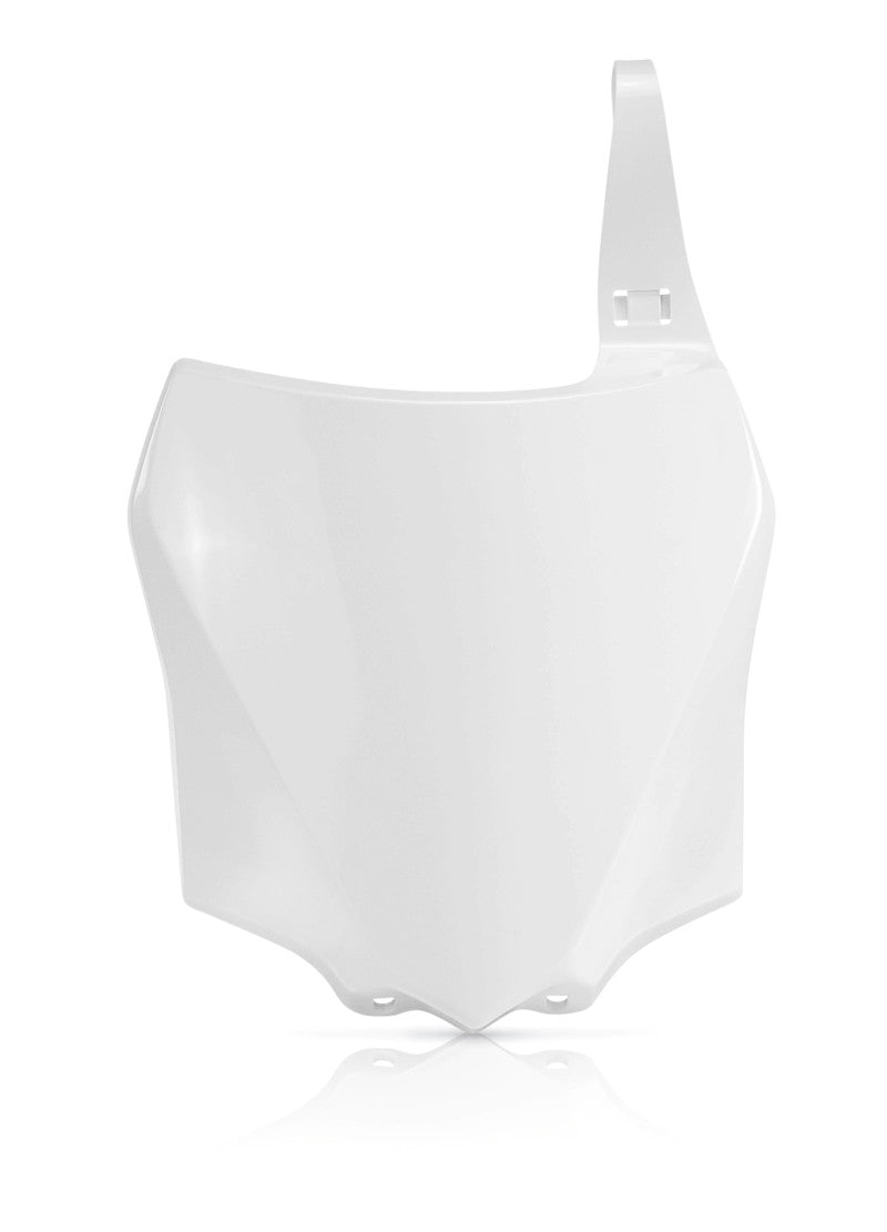 Acerbis 2374050002 14-24 Kawasaki KX85/ KX100/ KX112 Front Number Plate - White - Photo - Primary