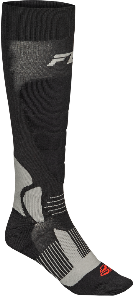 Fly Racing 350-0570S 350-0570S SNOW HEAVYWEIGHT WOOL SOCK BLACK SM/MD