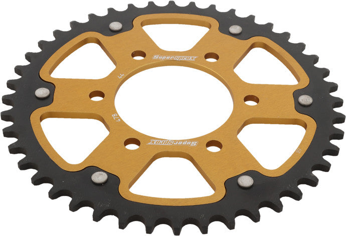 Supersprox 108-478644 RST-478-44-GLD REAR STEALTH SPROCKET ALU/STL 44T-520 GLD KAW/POL
