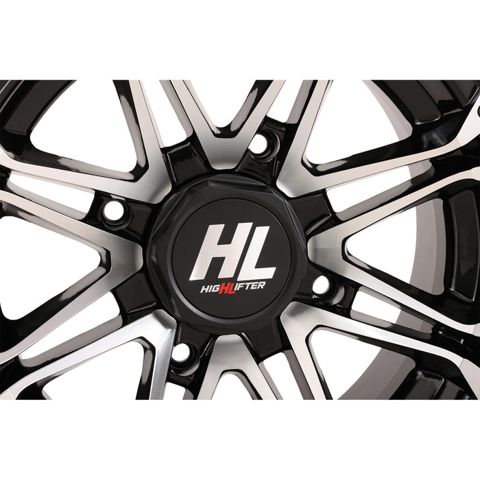 HIGH LIFTER 0230-1230 14HL03-1110 HL3 Wheel Wheel - HL3 - Front/Rear - Gloss Black w/Machined - 14x7 - 4/110 - 4+3 (+10 mm)