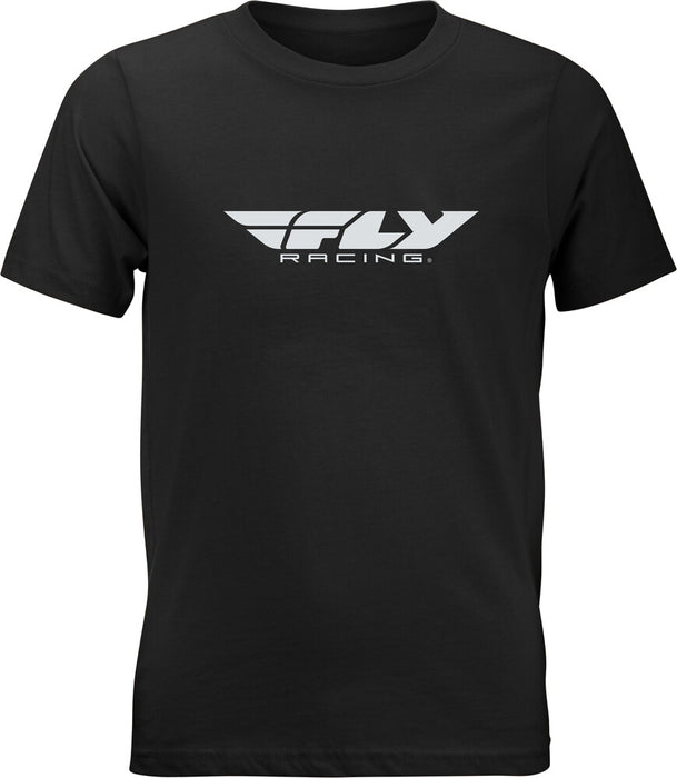 Fly Racing 352-0664YL 352-0664YL YOUTH FLY CORPORATE TEE BLACK YL