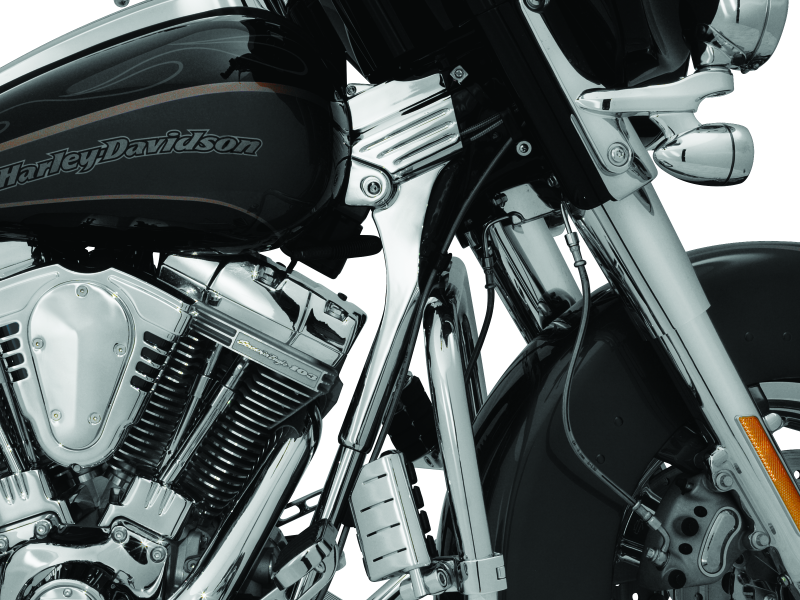 Kuryakyn 8146 Deluxe Neck Cover Kit 95-05 Touring Models Chrome - User 1