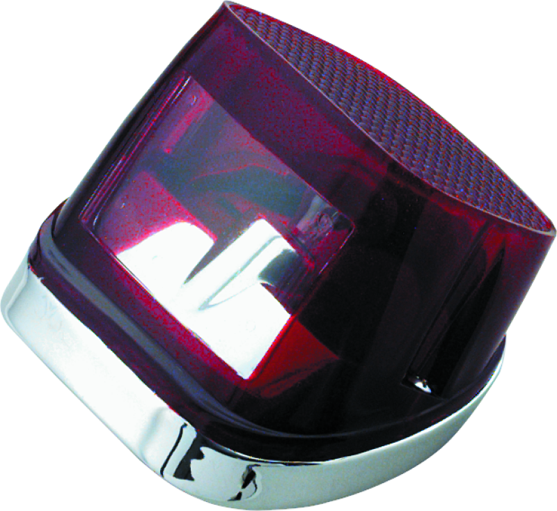Bikers Choice 490651 73-98 Big Twin And Sportster Replacement Taillight Red Replaces H-D 68008-73B - Photo - Primary