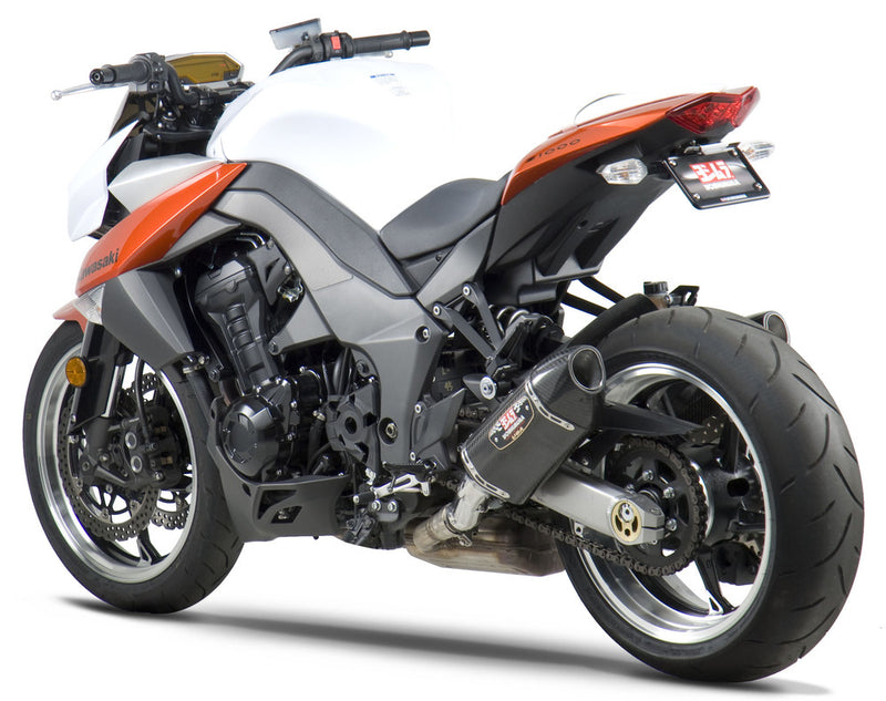 Yoshimura Exhaust Street R-77 Slip-ON SS-CF-CF Dual - 1412202 Kawasaki 1000 2010-2013