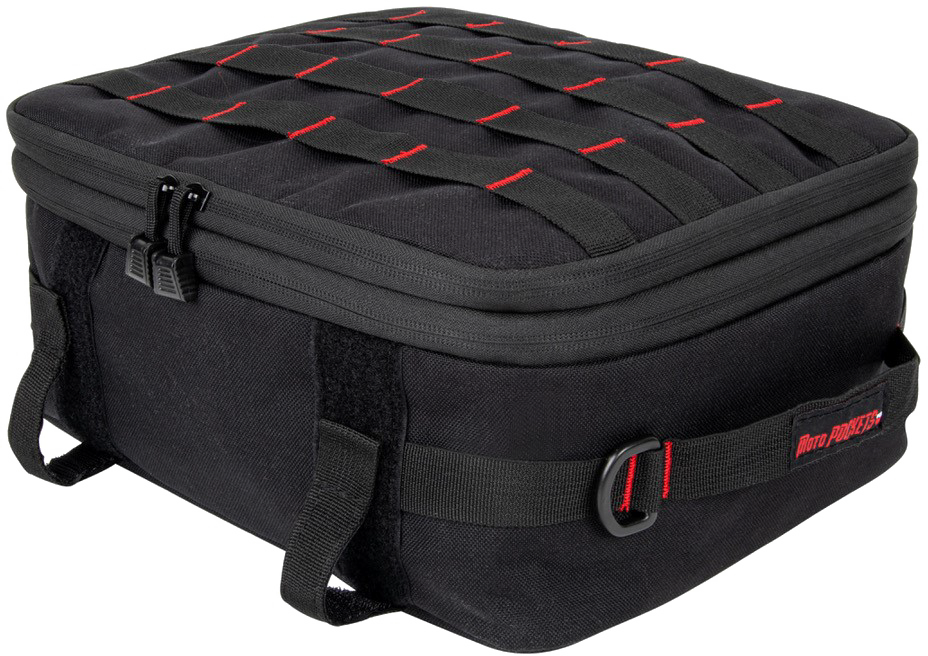 Moto Pockets 750-02120 10022 TOP BOX BAG BLACK 12"X10"X4.5"