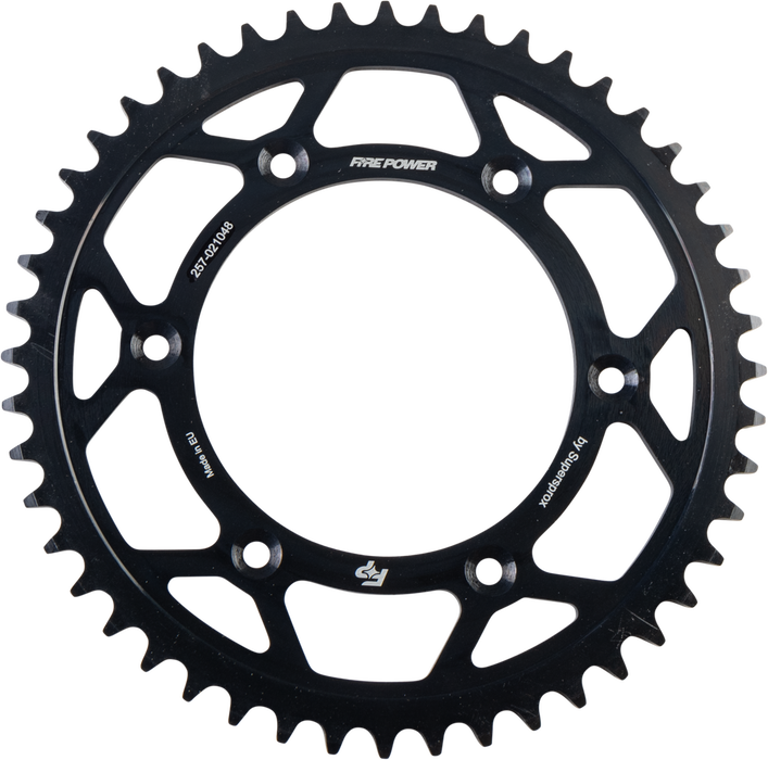 Fire Power 257-021048 FPS-210-48-BLK REAR SPROCKET STEEL 48T BLK