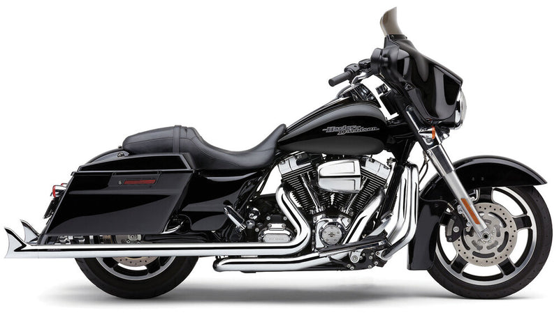 Cobra Speedster Duals Fishtail Chrome FLH FLT - 6975 For Harley Touring 2017-2026