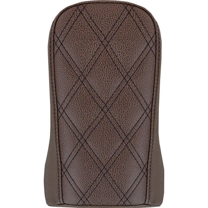 SADDLEMEN 0802-1428 818-29-022BLS Renegade Lattice Stitch Pillion Pad - Sport - Lattice Stitched - Brown - FLSB/FXLR '18-'23