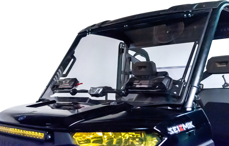 Seizmik Flip UP Windshield Kit POL PRO FIT - 50-50220KIT Polaris Ranger 2014-2021
