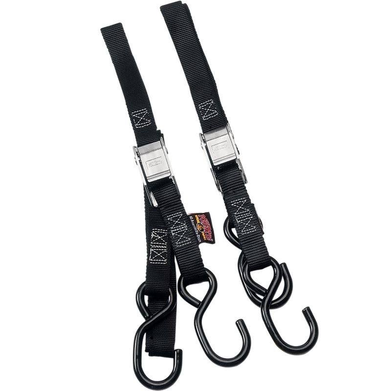 POWERTYE MFG. 3920-0035 22262 1" Standard Tie-Downs Standard Tie-Downs - 1" x 5-1/2' - Black