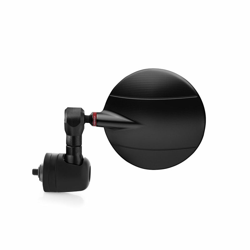 Rizoma Mirror SPY-R 80MM Black Each - BS285B For Ducati Motorcycles 2023 | Triumph Speed / Street / Trident 2023 | Aprilia Tuono 2023