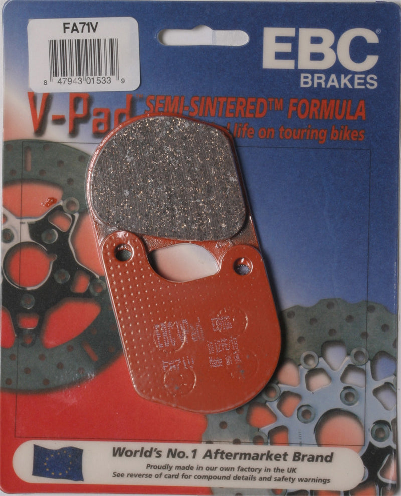 EBC Brake Pads Semi-Sintered V Series - FA71V For Harley 1977-1983