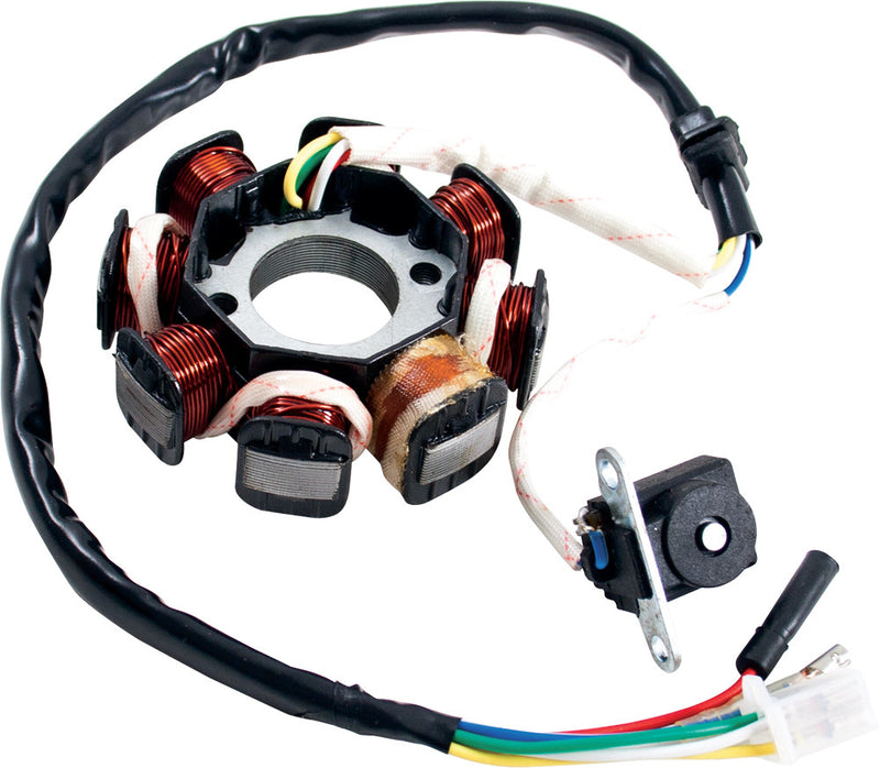 Mogo Parts 609-1513 08-0206 125/150CC 8-COIL MAGNETO/STATO GY6 4-STROKE