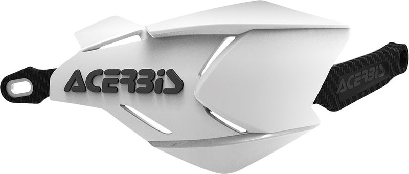 Acerbis X-Factory Handguard White Black - 2634661035 For Husaberg Dirt Bikes 1989-2014 | Beta Dirt Bikes 2008-2018 | Aprilia 450 / 550 2006-2013