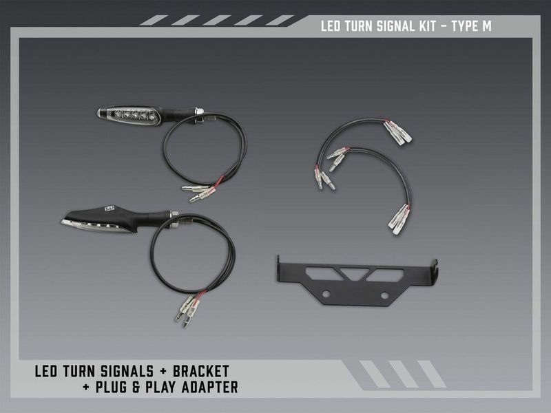 Yoshimura 961-9248 075BG-STD-M-K FE V2 STND LED TURN SIG KIT M