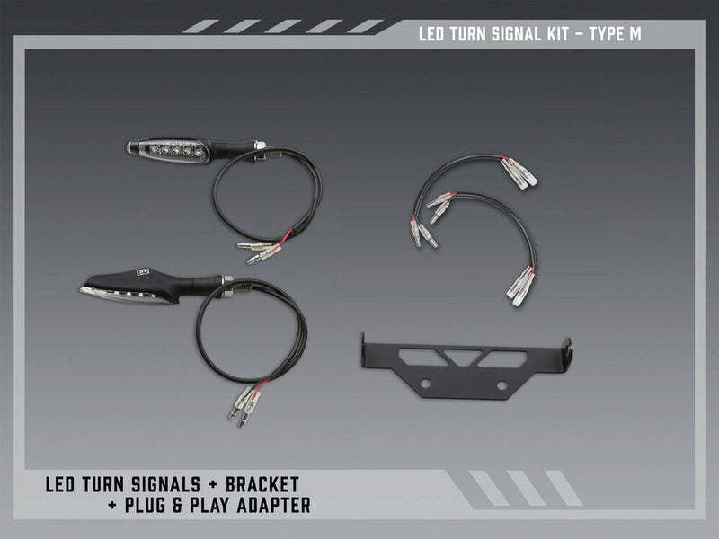 Yoshimura 961-9248 075BG-STD-M-K FE V2 STND LED TURN SIG KIT M