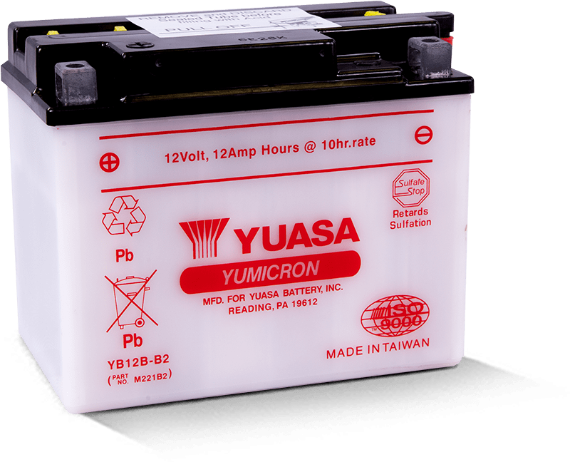 Yuasa Battery YUAM221B2 Yuasa YB12B-B2 Yumicron 12-Volt Battery - User 1