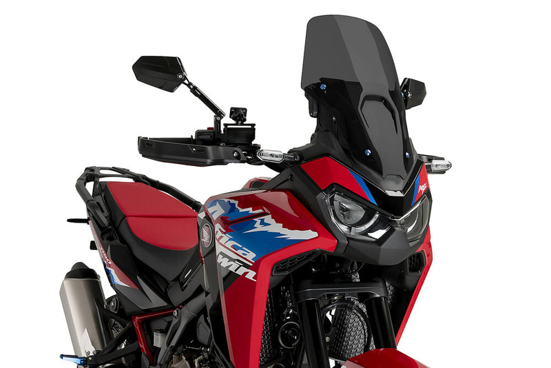 Puig Hi-Tech Parts Windscreen Touring Dark Smoke - 21395F Honda Africa Twin / CRF1100L Africa Twin 2020-2022