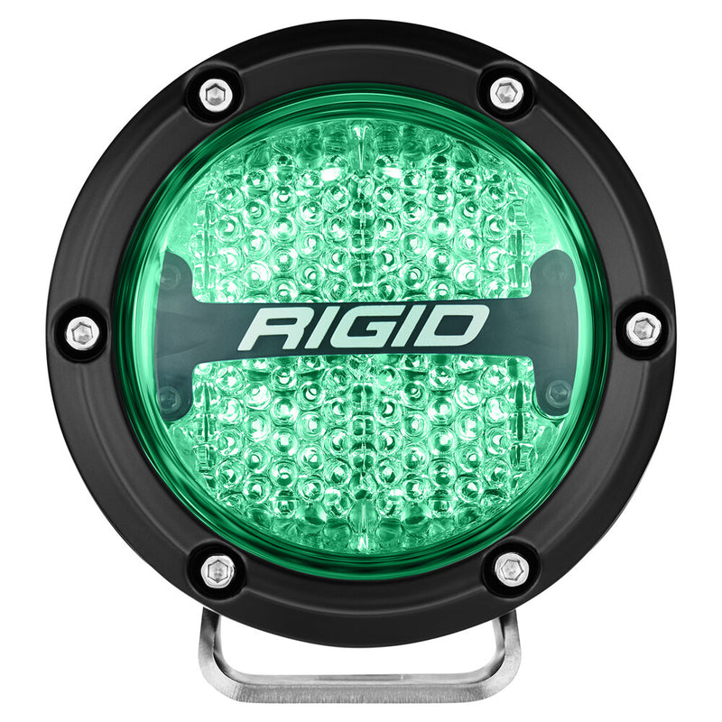 Rigid Industries 652-36300 36400 360-SERIES 4" DIFFUSED RGB/2 RGBW
