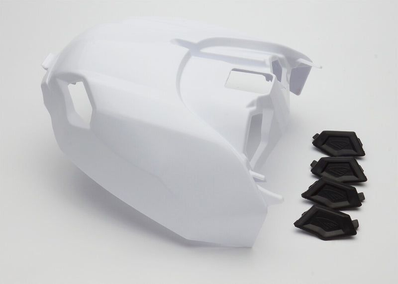 Cycra Vented Air BOX Cover W Plugs White - 1CYC-1789-30 Yamaha Dirt Bikes 2023-2026