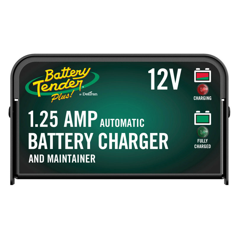 Battery Tender 56-1130 021-0128 PLUS 1.25 AMP 12 VOLT CHARGER