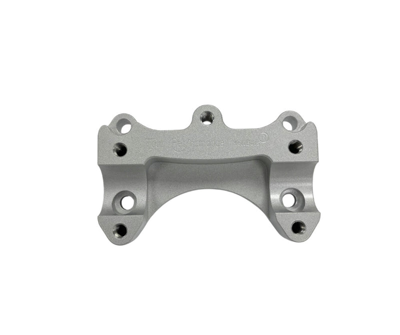 Helibars 281-0526 HR06188-RB HANDLEBAR RISERS SILVER W/RAM BALL TRI
