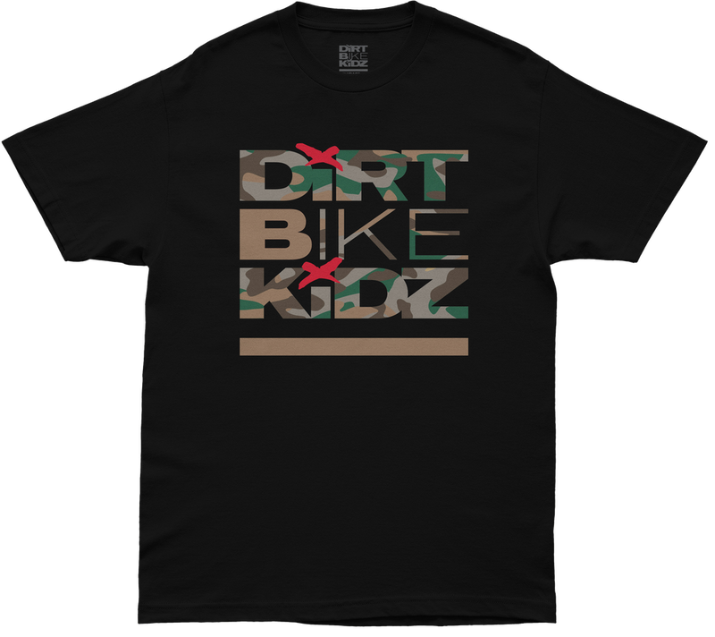 Dbk 325-00004S AT-CLASSICCAM-S CLASSIC CAMO TEE BLACK/COLOR CAMO SM