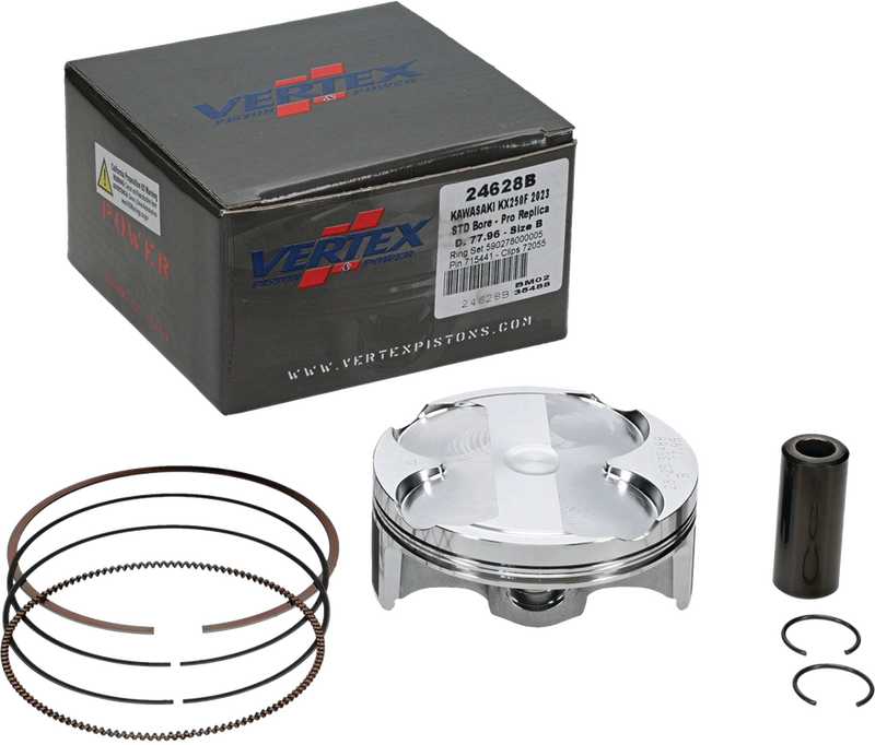 Vertex Forged Replica Piston Kit - 24628B Kawasaki KX 250 2023-2024