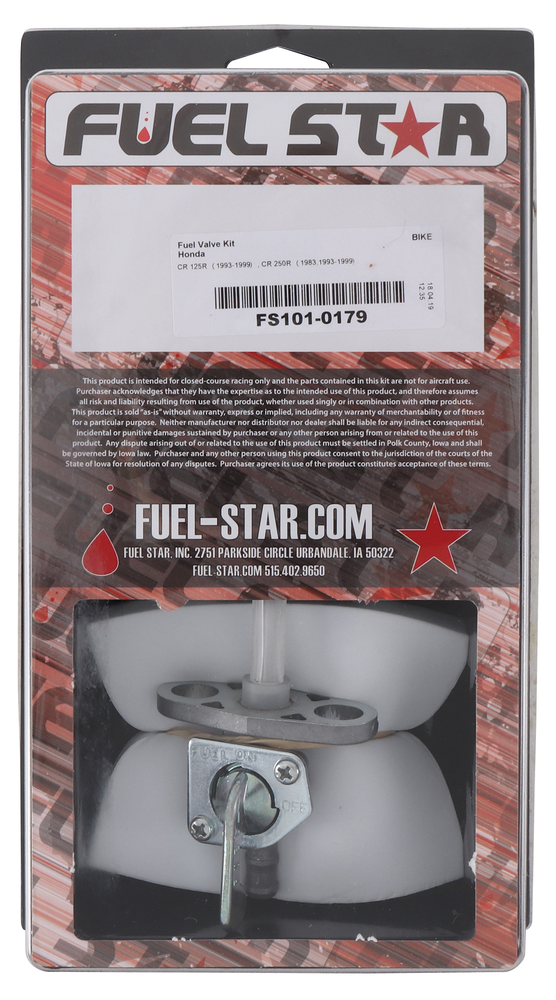 All Balls Fuel Valve - FS101-0179 Honda CR250R / CR125R 1993-1999