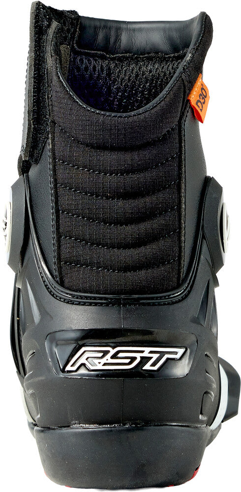 Rst 556-3697141 103697WHI-41 TRACTECH EVO D3O SHORT BOOT BLACK/WHITE 8