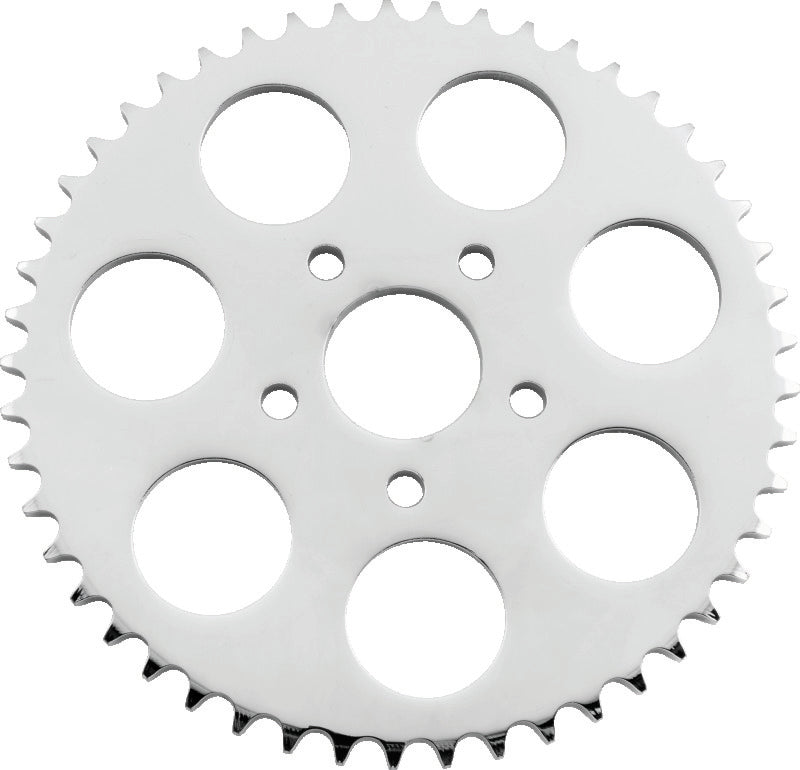 Twin Power 490971 86-92 XL Chrome Disc Brake Rear Sprocket 49 Tooth Flat - Photo - Primary