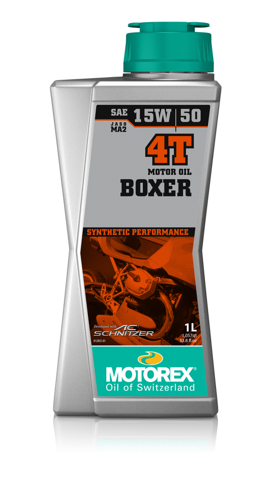 Motorex 580-1245 308240 BOXER OIL 4T 15W50 1L 10/CASE